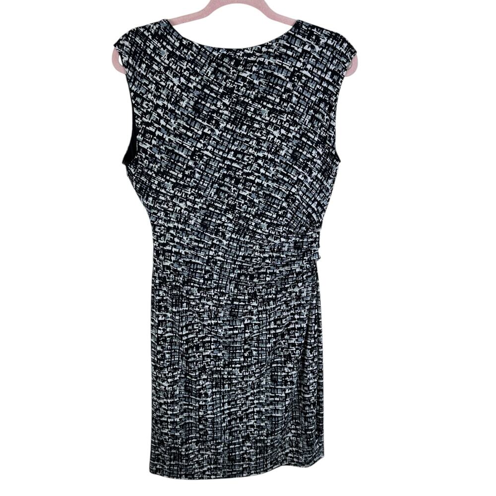 Vince Camuto Black‎ White Sleeveless Stretchy Dress 10 - Picture 2 of 6